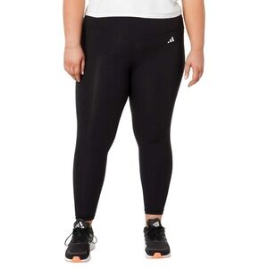 Adidas Womens OPT ST 78 PS Training Tights 2X Plus Size‎ High Rise 7/8 Black NEW